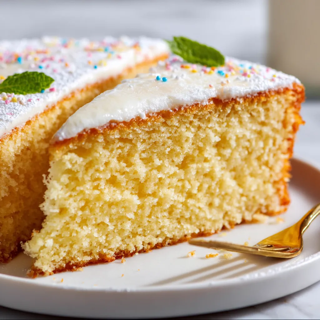 Authentic Italian Lemon Ricotta Cake with Sweet Glaze - Moist Fluffy Spring Dessert Recipe - secondary view